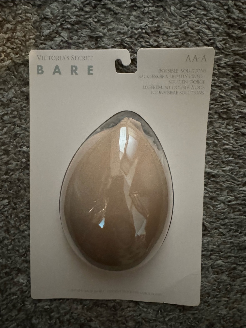 Victoria's Secret Nude Bare Adhesive Bra Cups Size 32AA - Picture 5 of 5